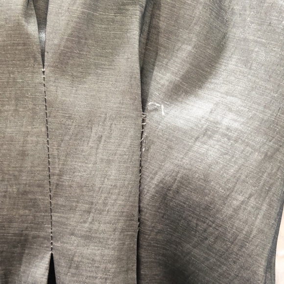 Joseph Ribkoff Silver Ruffle Jacket Size 12 - Picture 11 of 11